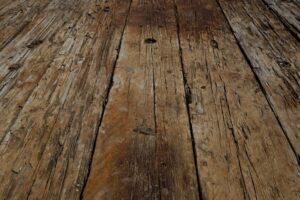 hollowed out wood flooring